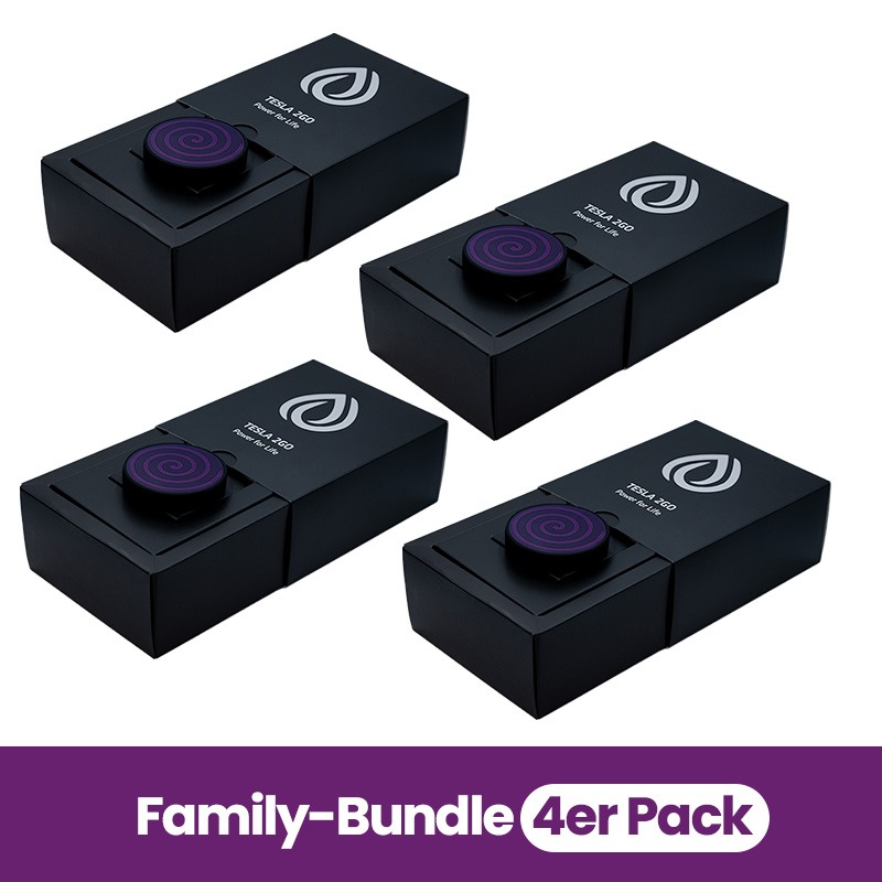 TESLA 2Go Family Bundle 4er Pack